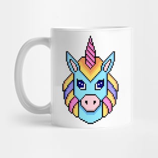 Unicorn in pixel art style Mug